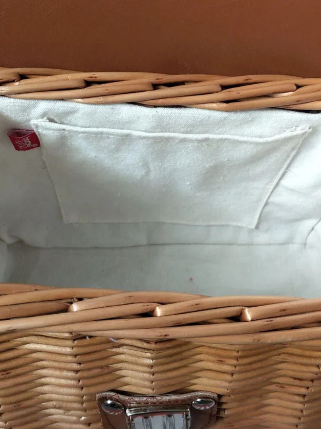 Sac rectangulaire en rotin