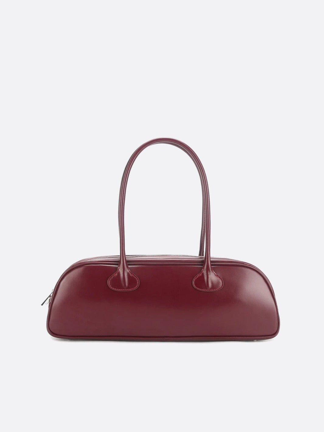Grand sac baguette bordeaux