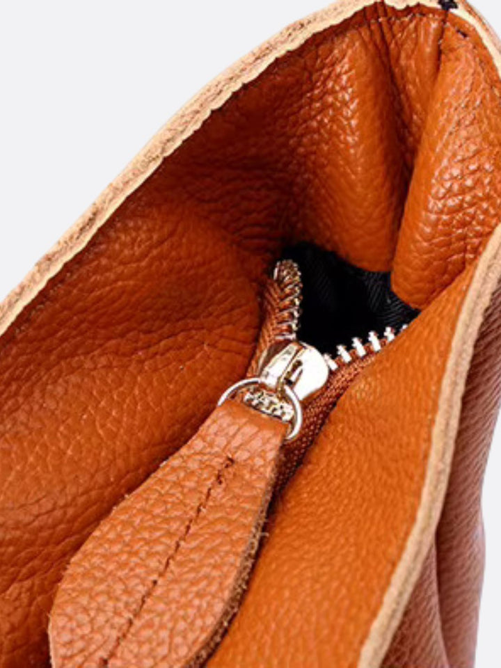 Grand sac cabas en cuir souple