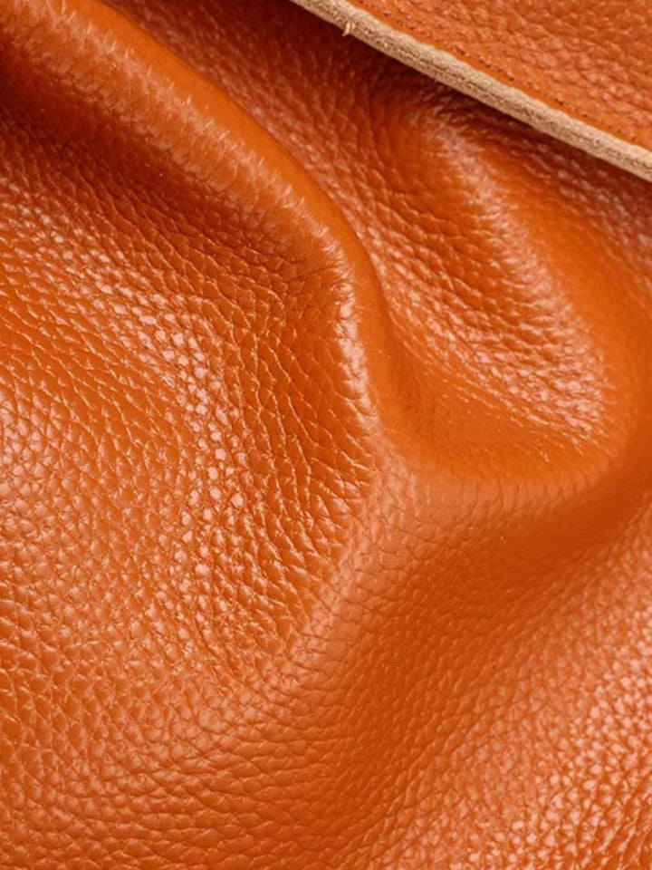 Grand sac cabas en cuir souple