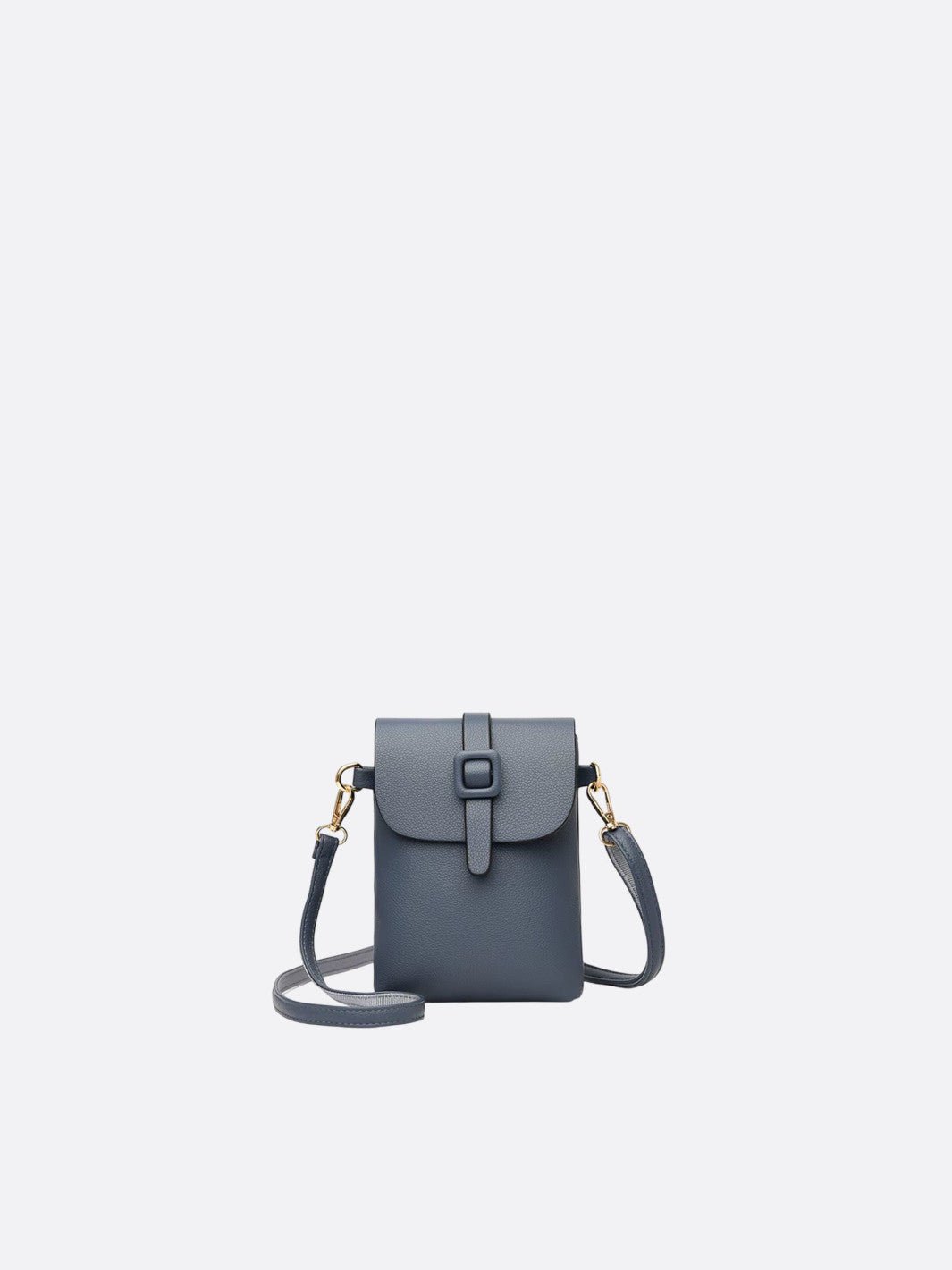 pochette téléphone bandoulière bleu canard