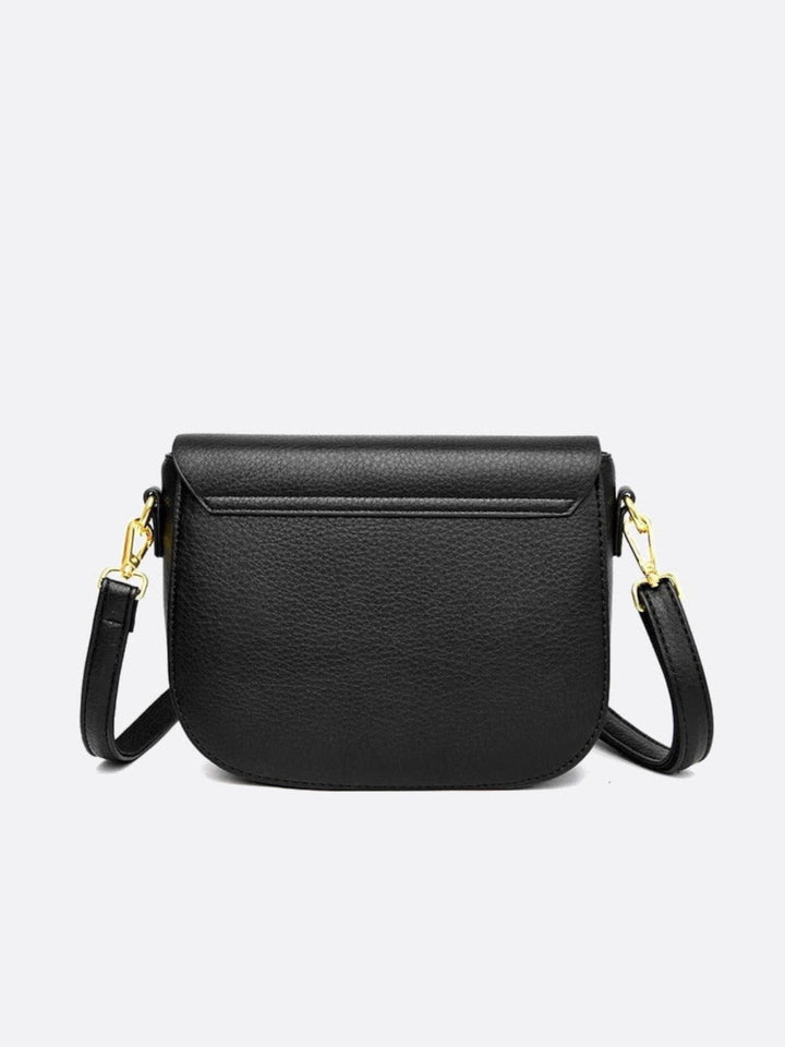 Sac à bandoulière en cuir grainé