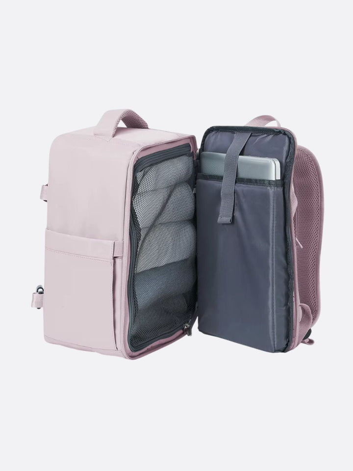 Sac à dos de voyage et cabine