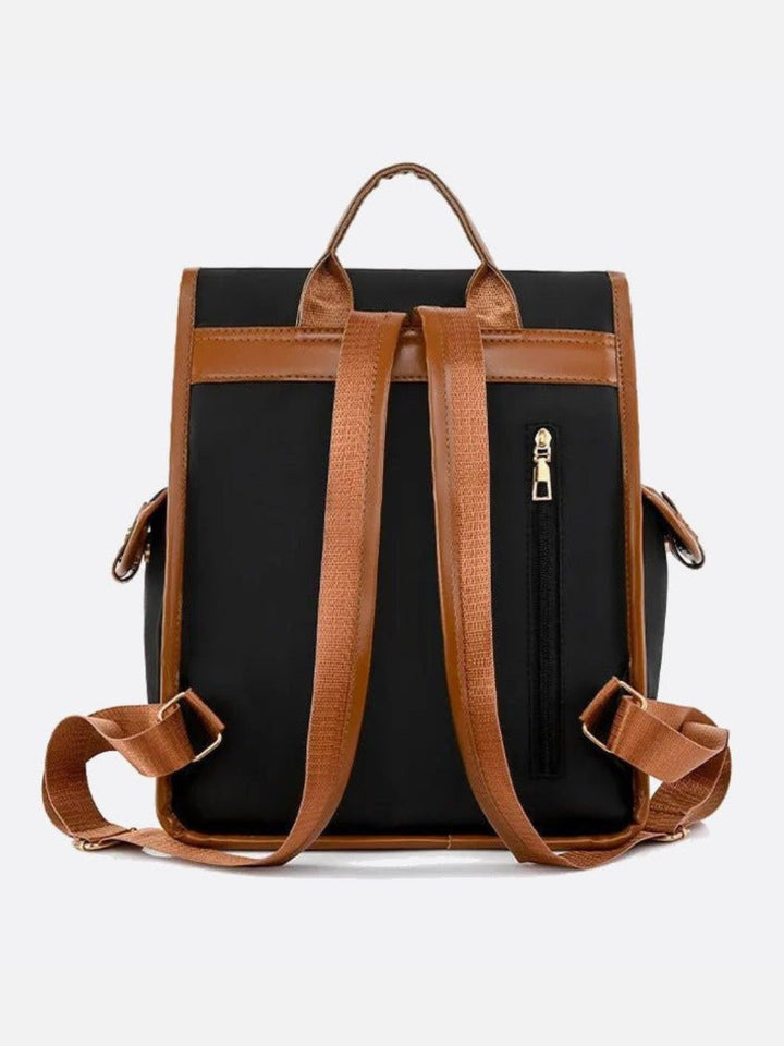 Sac à dos toile et cuir