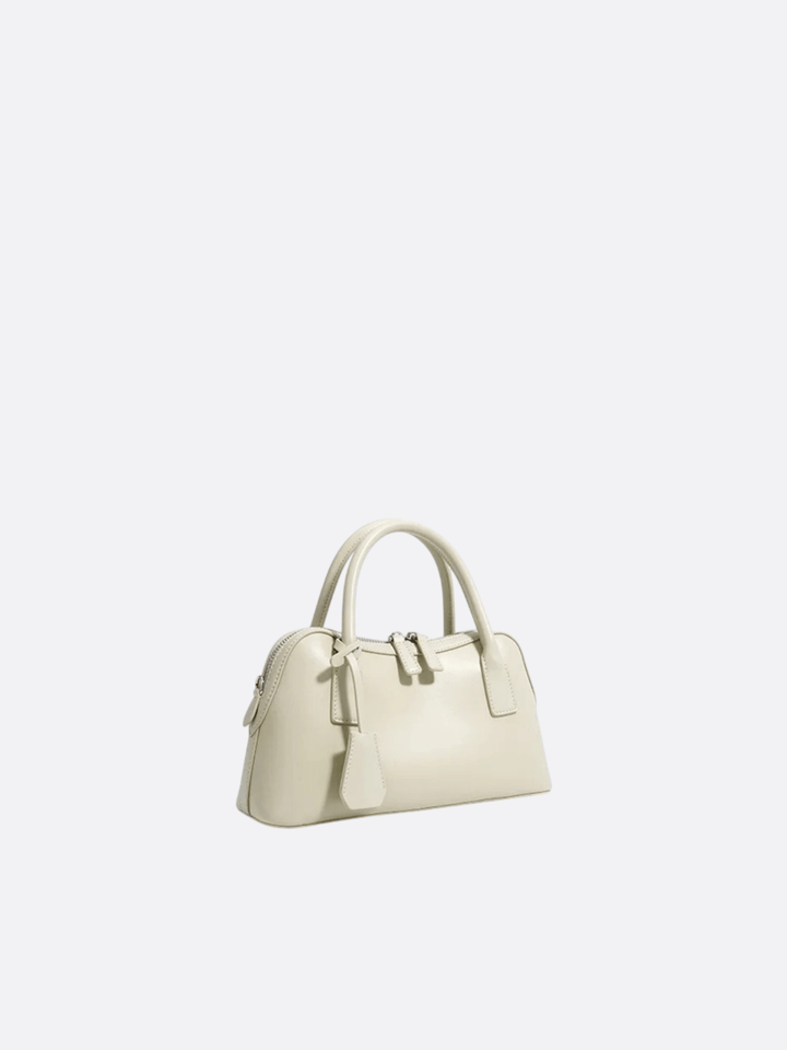 sac à main boston blanc ivoire