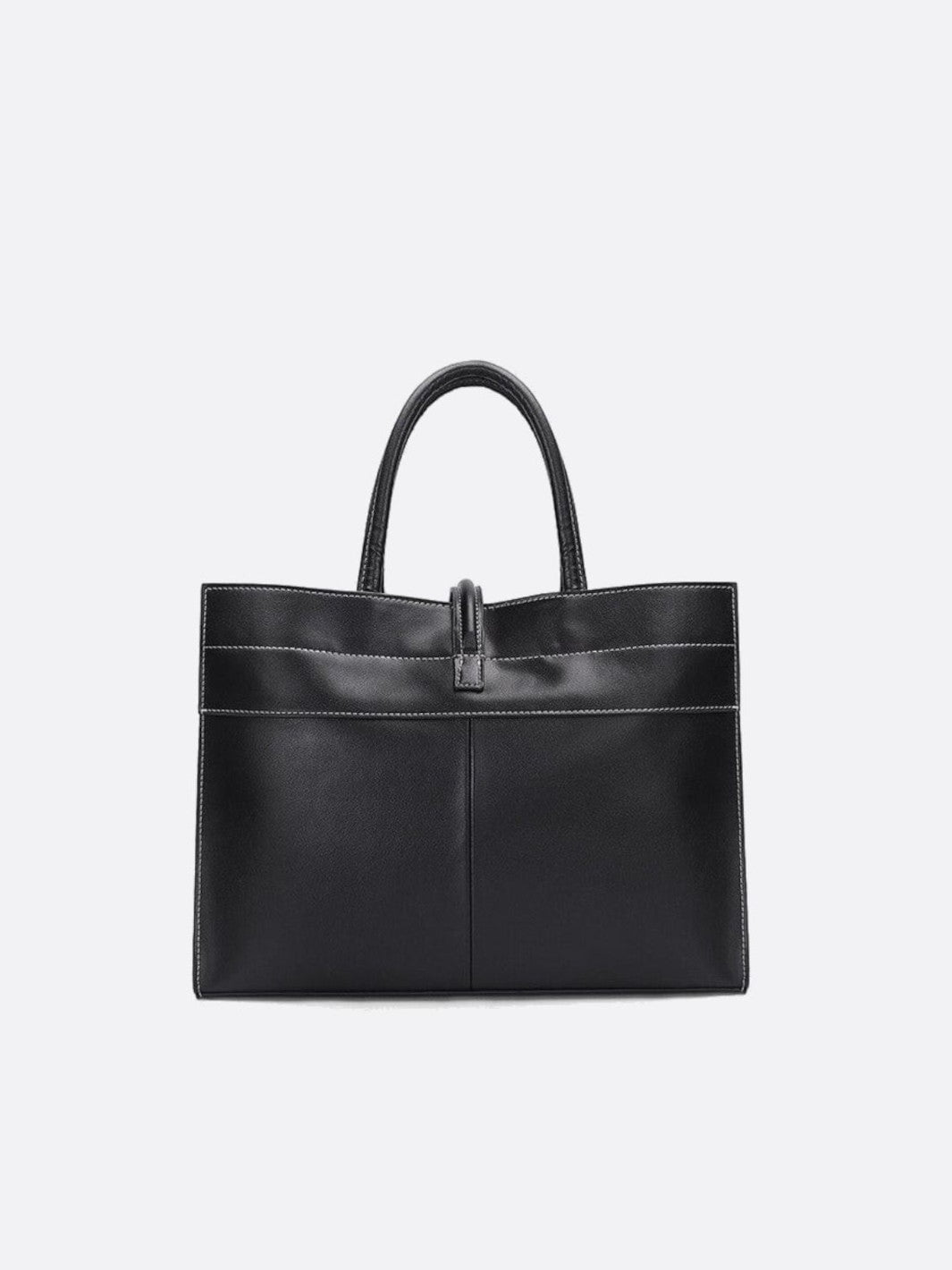 Sac à main cabas cuir noir<br>Novaro