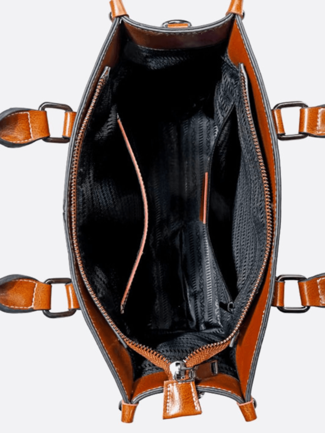 Sac à main cabas cuir vintage<br>Galvani