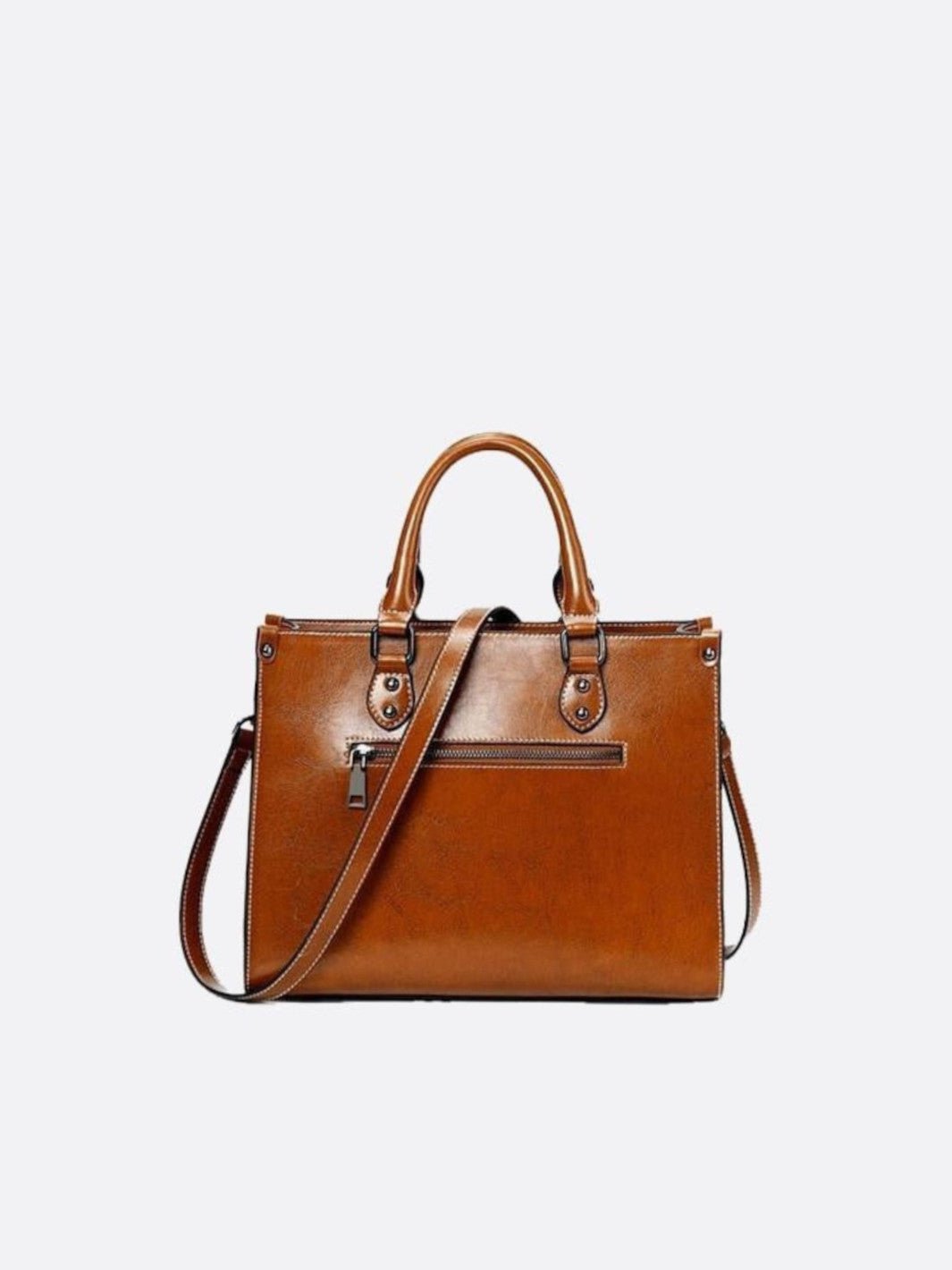 Sac à main cabas cuir vintage<br>Galvani