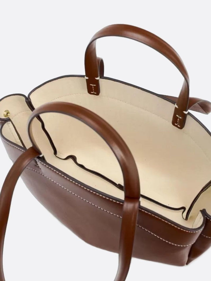 Sac à main cabas en cuir