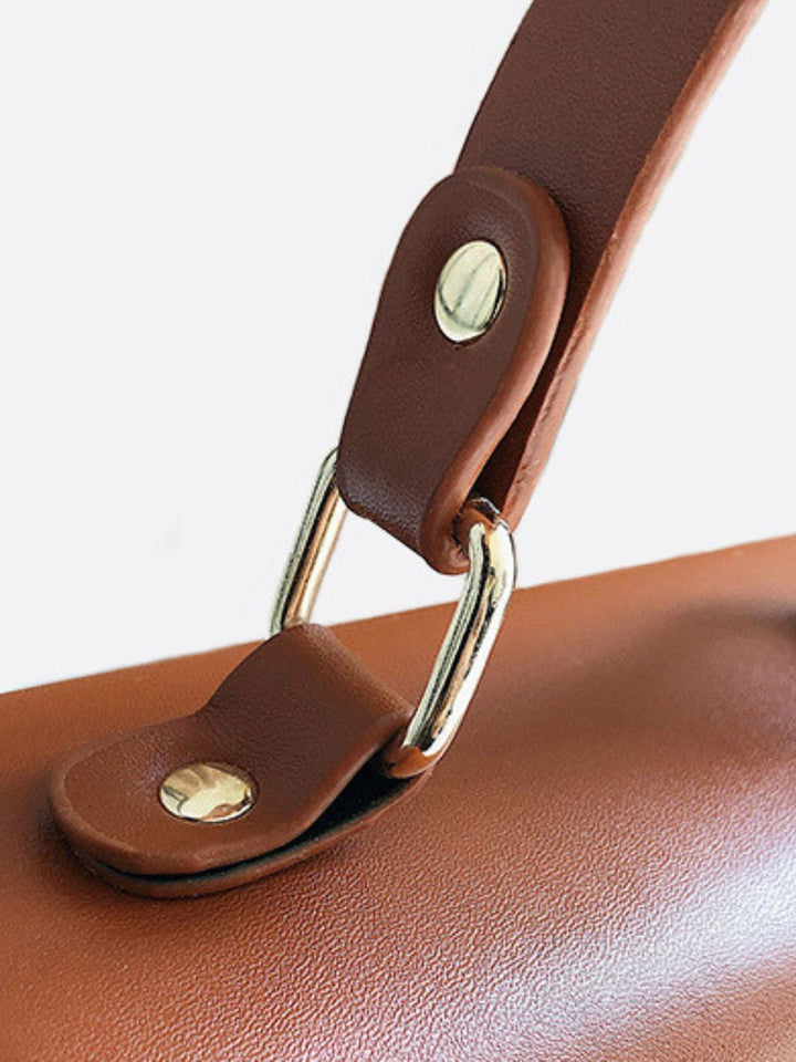 Sac à main paille et cuir