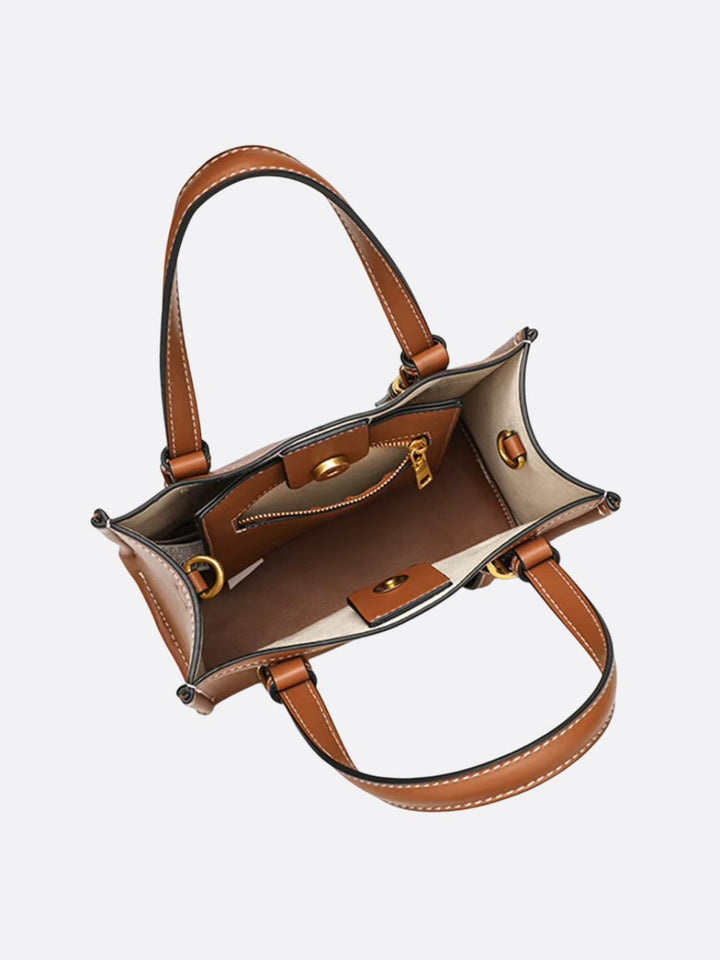 Sac à main cuir carré