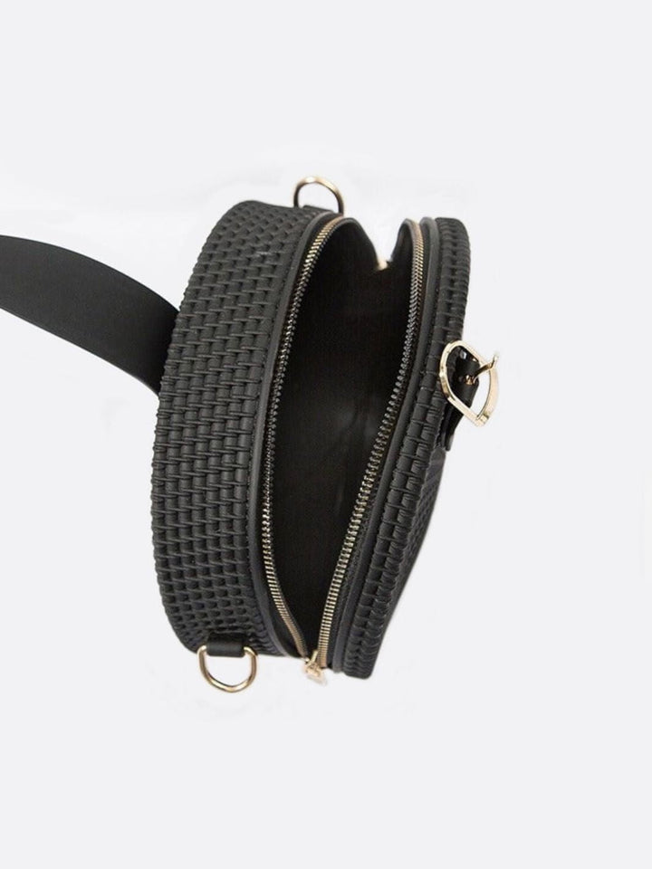 Sac à main rond cuir