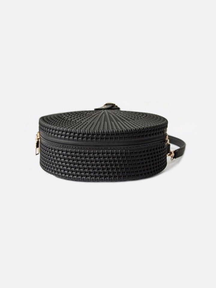 Sac à main rond cuir