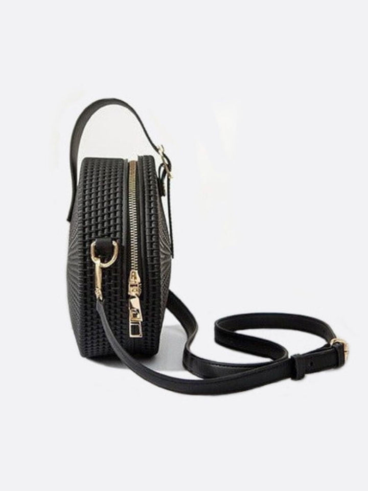 Sac à main rond cuir