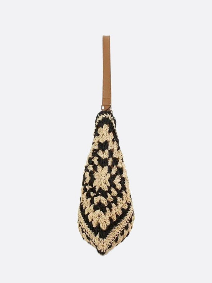 Sac au crochet en paille