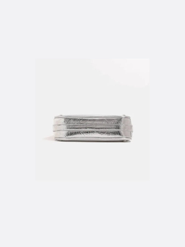 Sac baguette argenté<br>Celestia