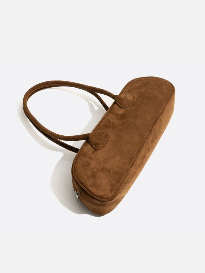 Sac baguette daim