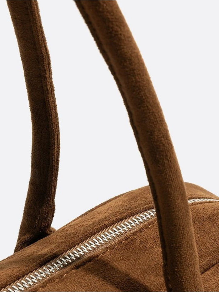 Sac baguette daim