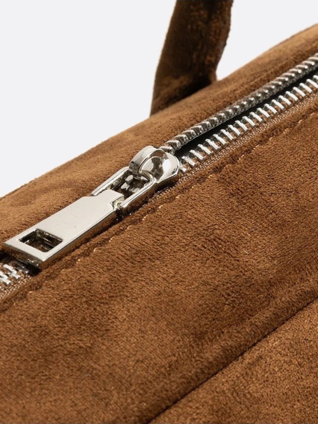 Sac baguette daim