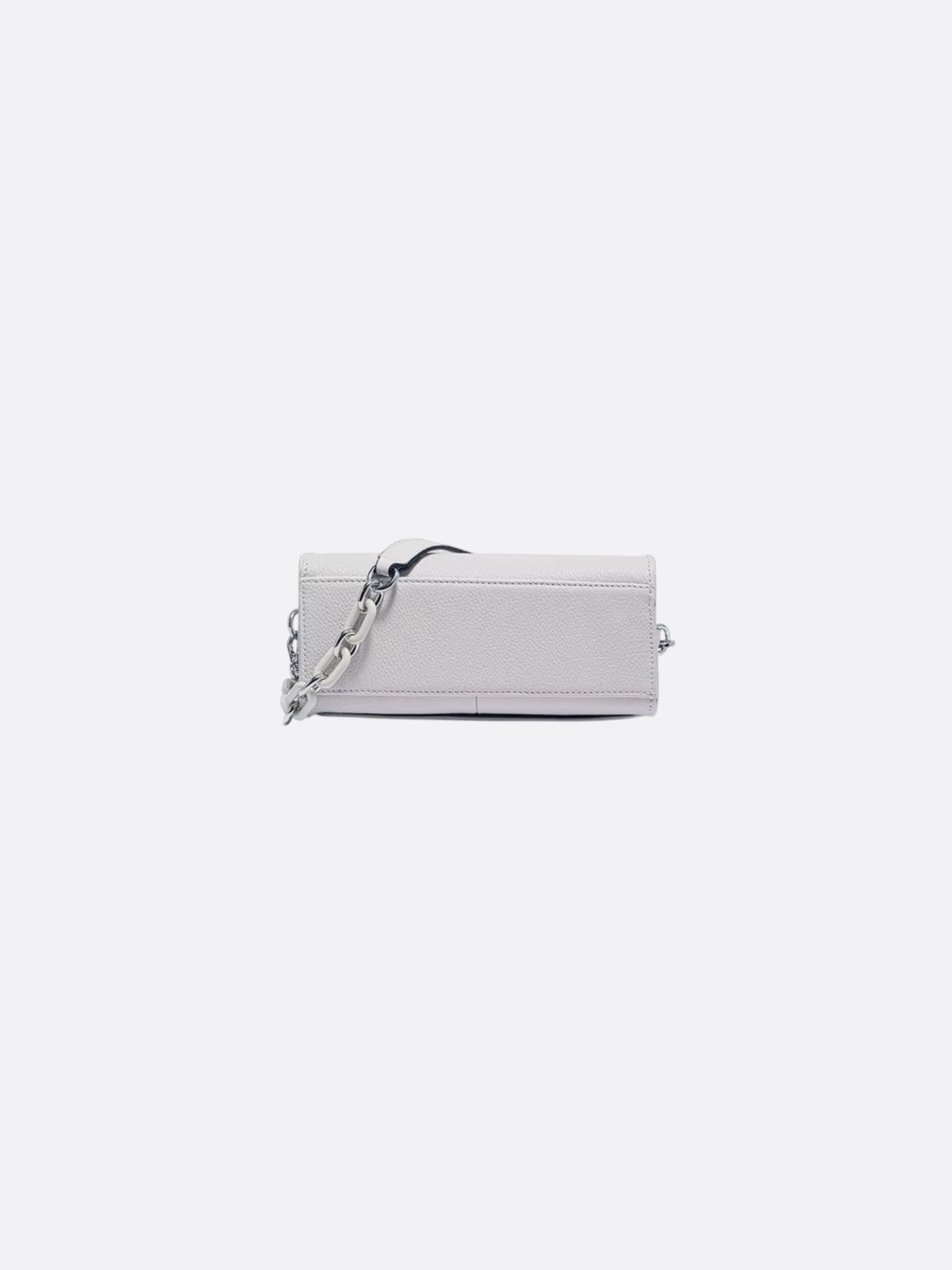 Sac bandoulière en cuir gris clair<br>Selina