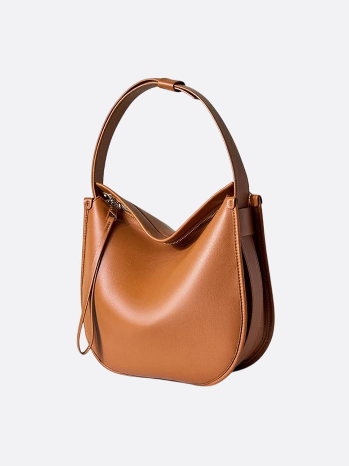 Sac bandoulière en cuir souple