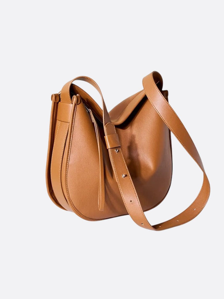 Sac bandoulière en cuir souple