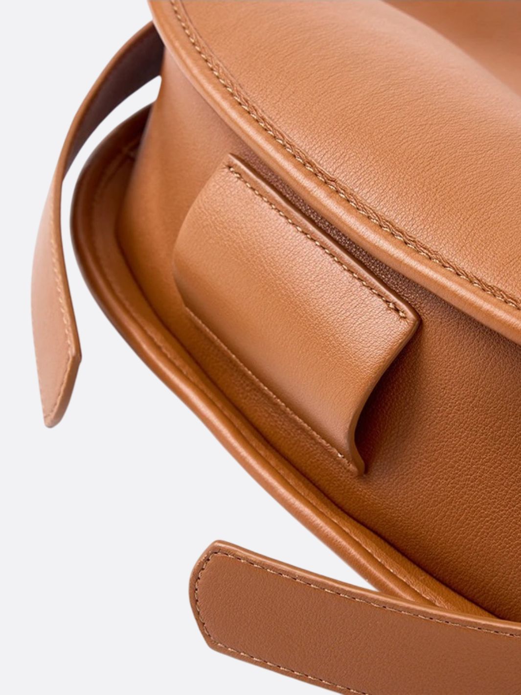 Sac bandoulière en cuir souple