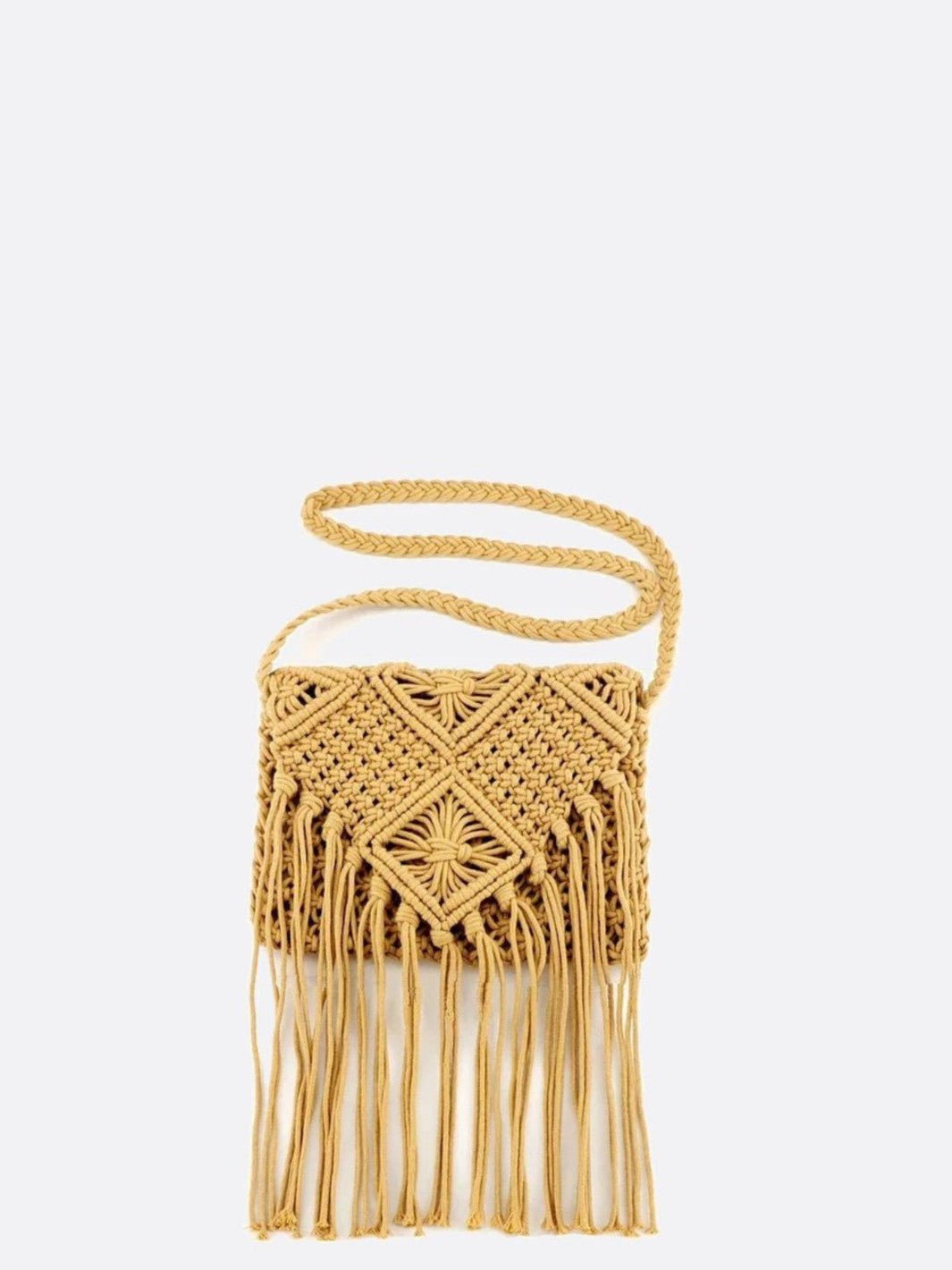 Sac bandoulière en macramé