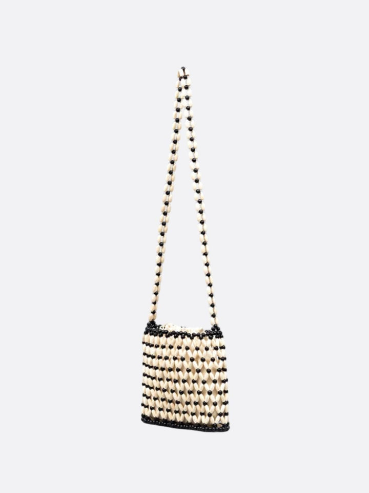 sac perle bois