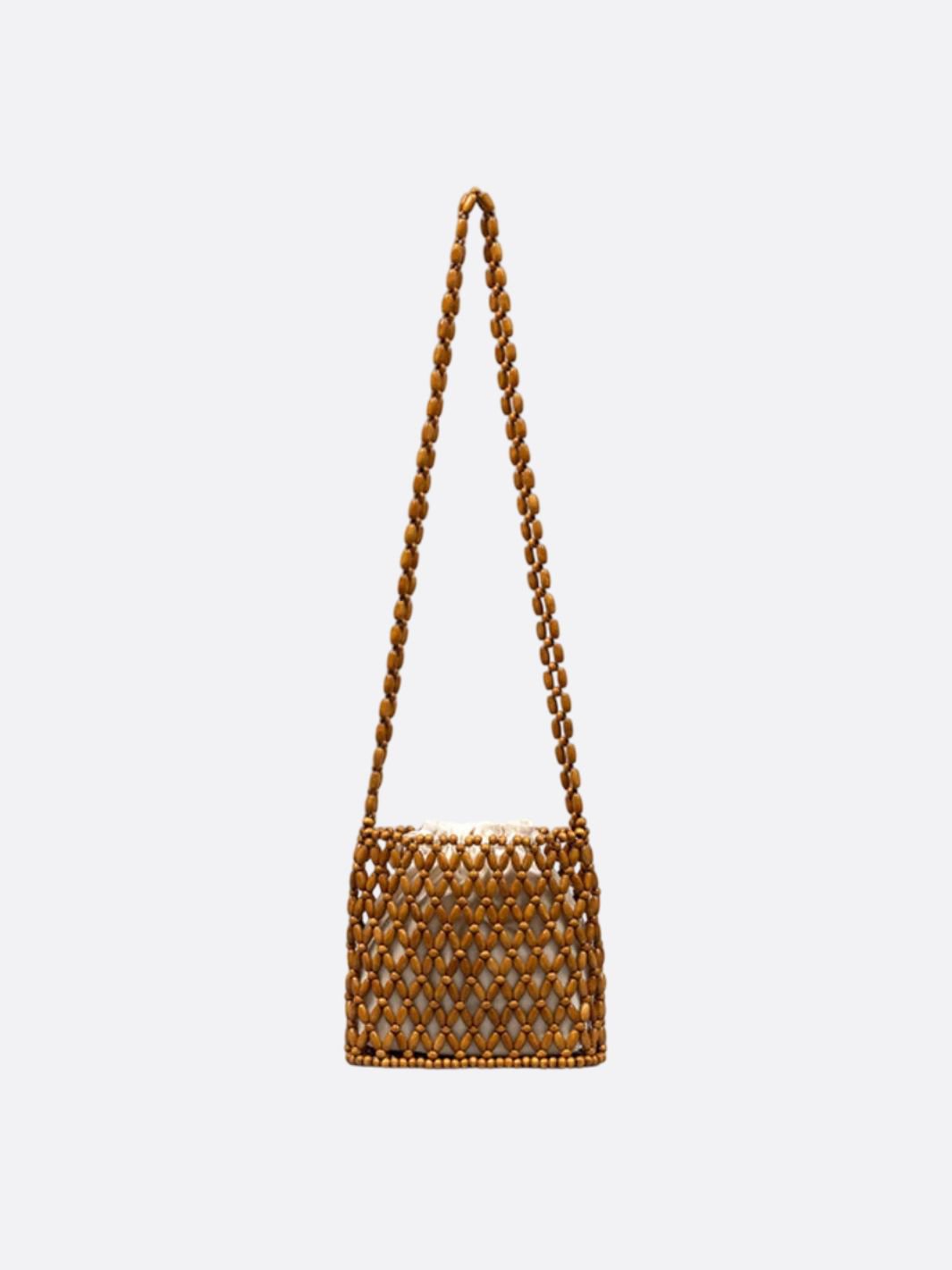 sac perle marron clair