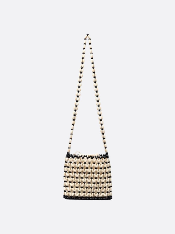 sac perle noir et blanc