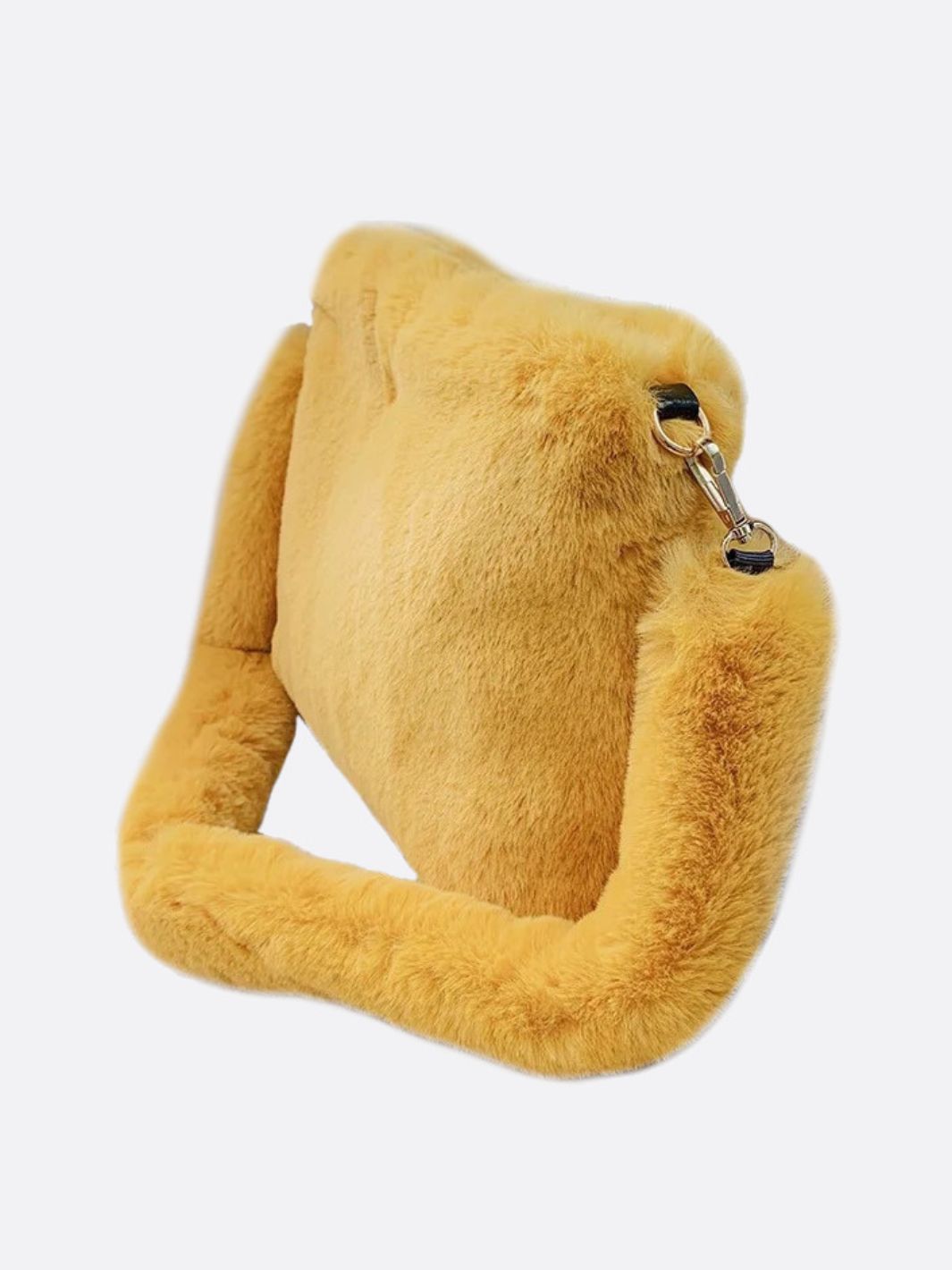 Sac bandoulière fausse fourrure
