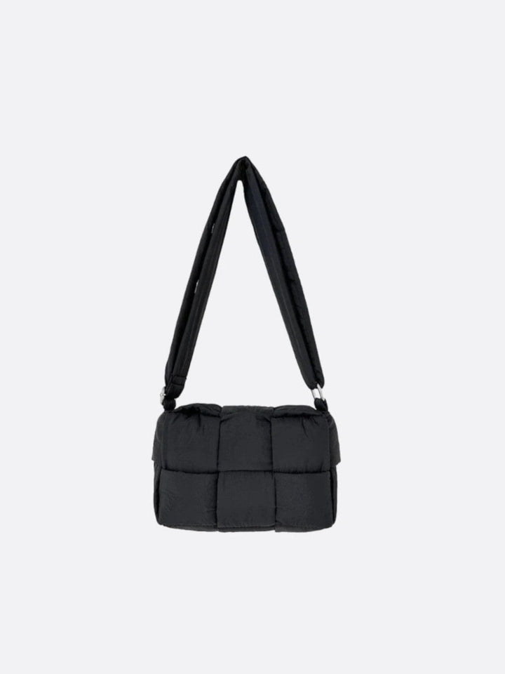 Sac bandoulière matelassé noir