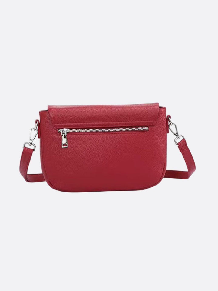 Sac bandoulière rectangulaire cuir