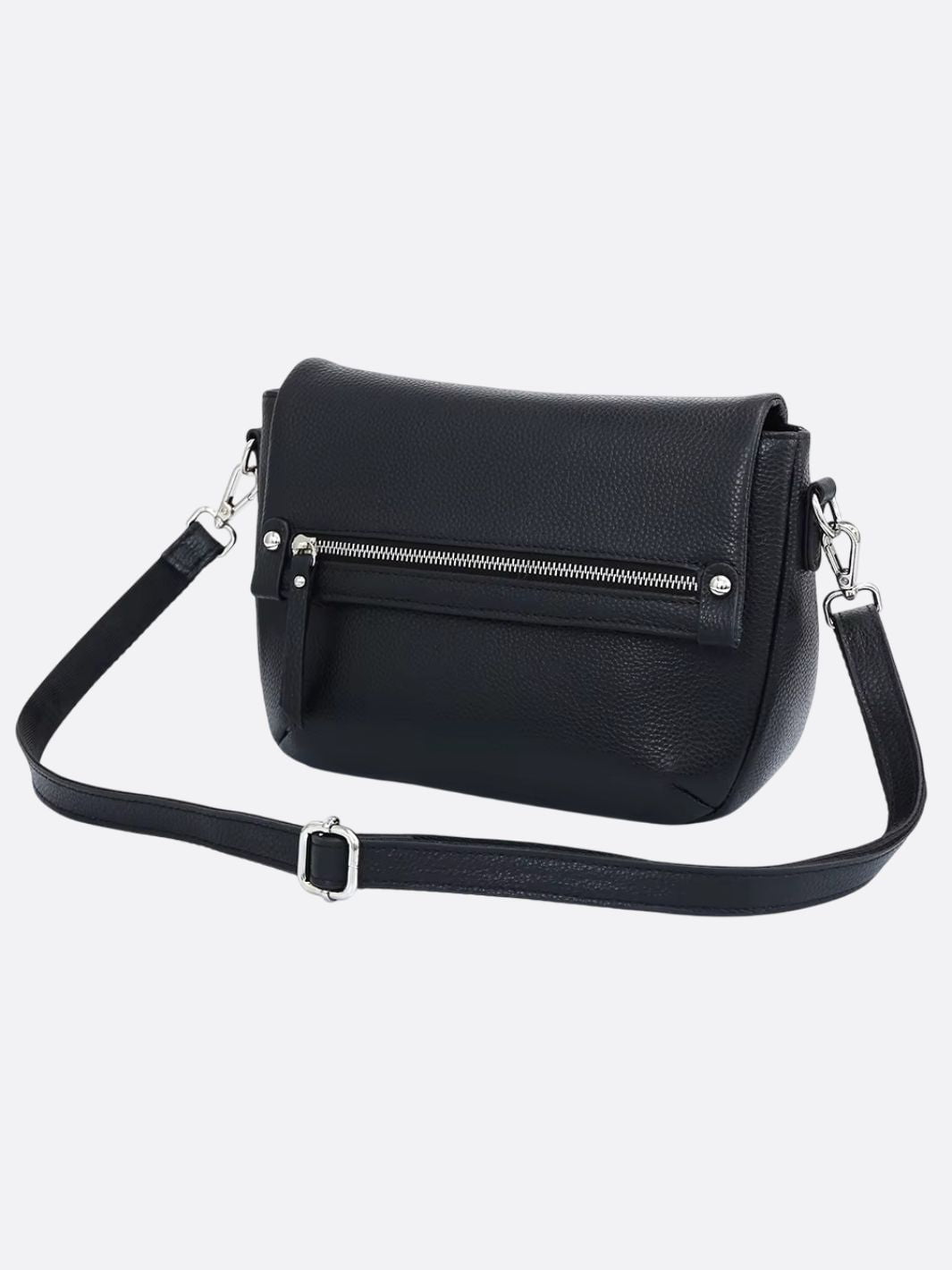 Sac bandoulière rectangulaire cuir