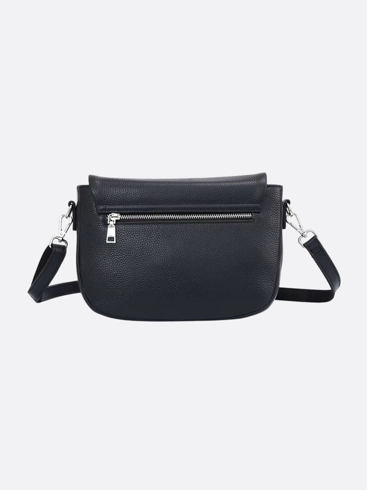 Sac bandoulière rectangulaire cuir