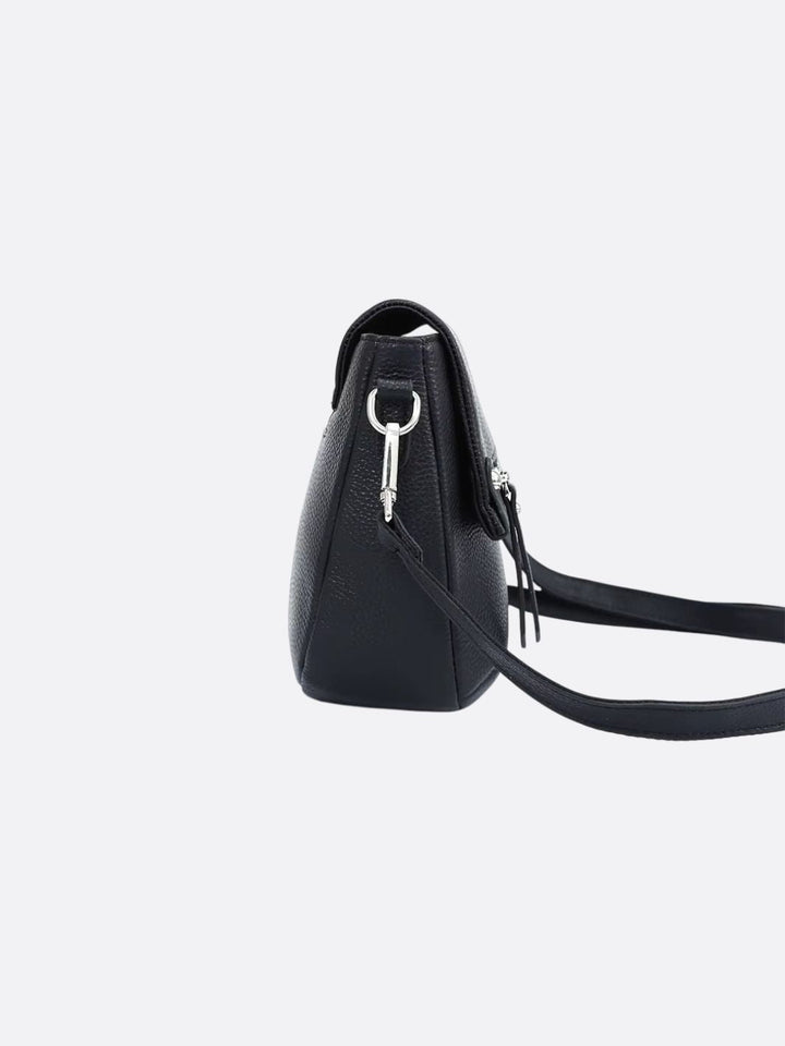 Sac bandoulière rectangulaire cuir