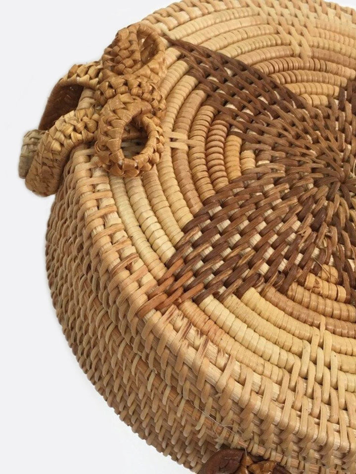 Sac bandoulière rotin