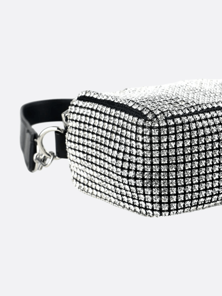 Sac bandoulière strass