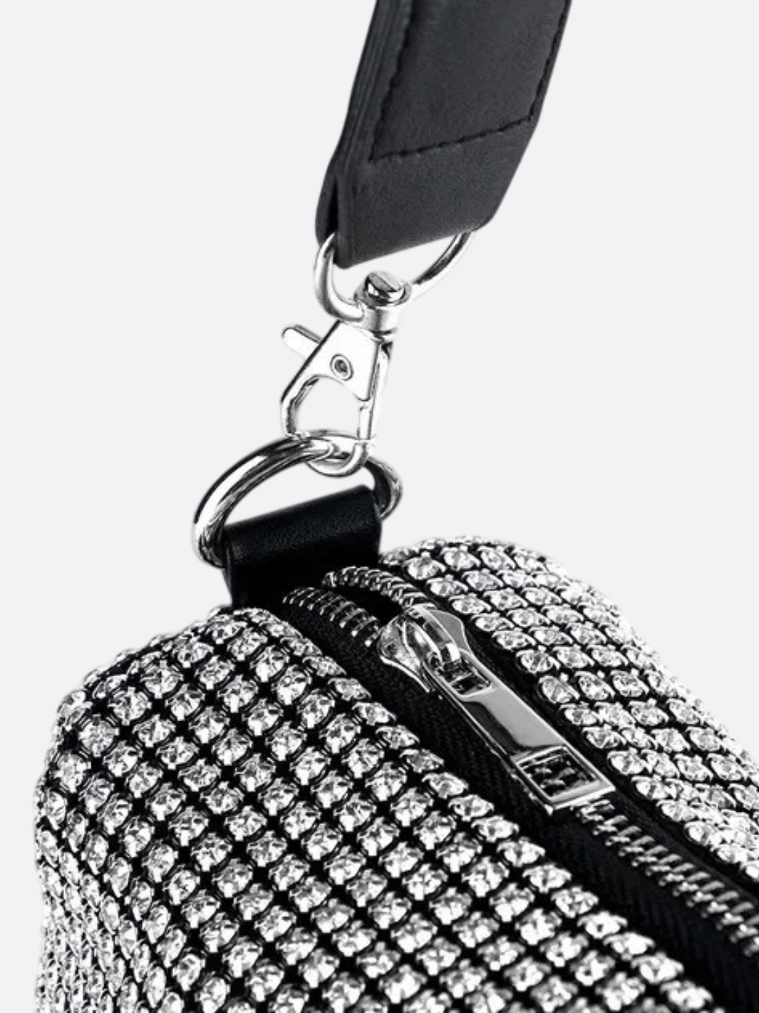 Sac bandoulière strass
