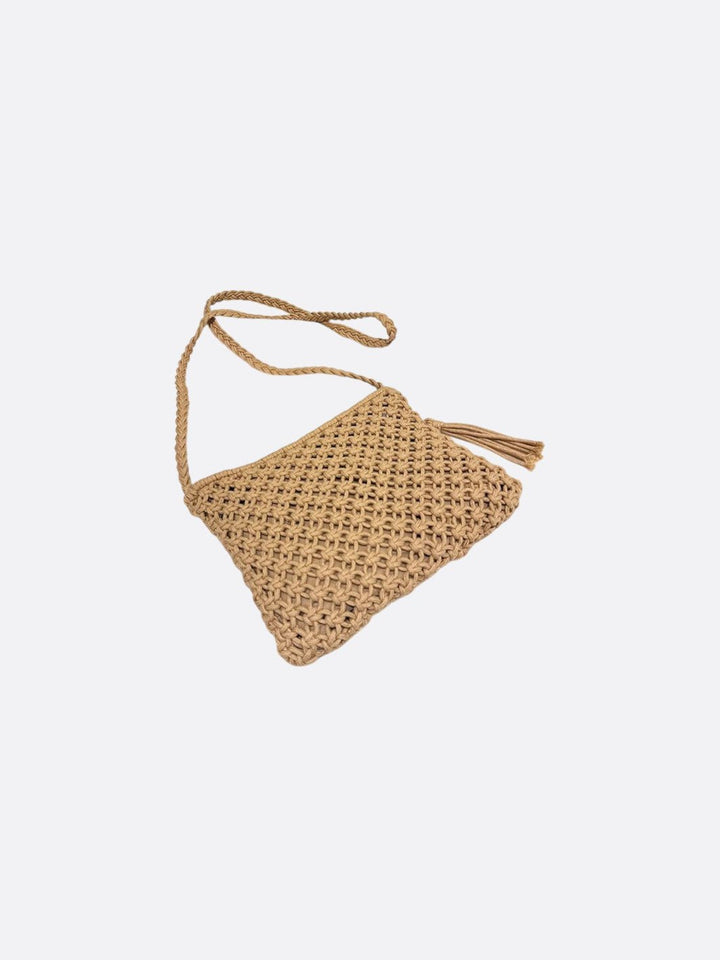 Sac besace en macramé<br>Élia