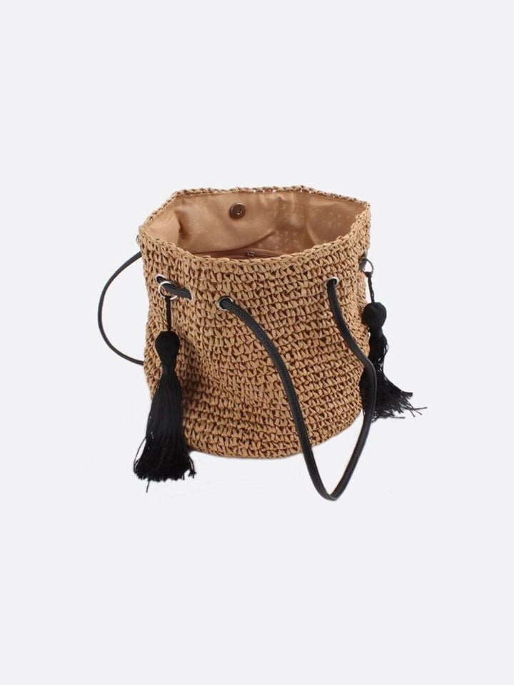 Sac bourse en paille