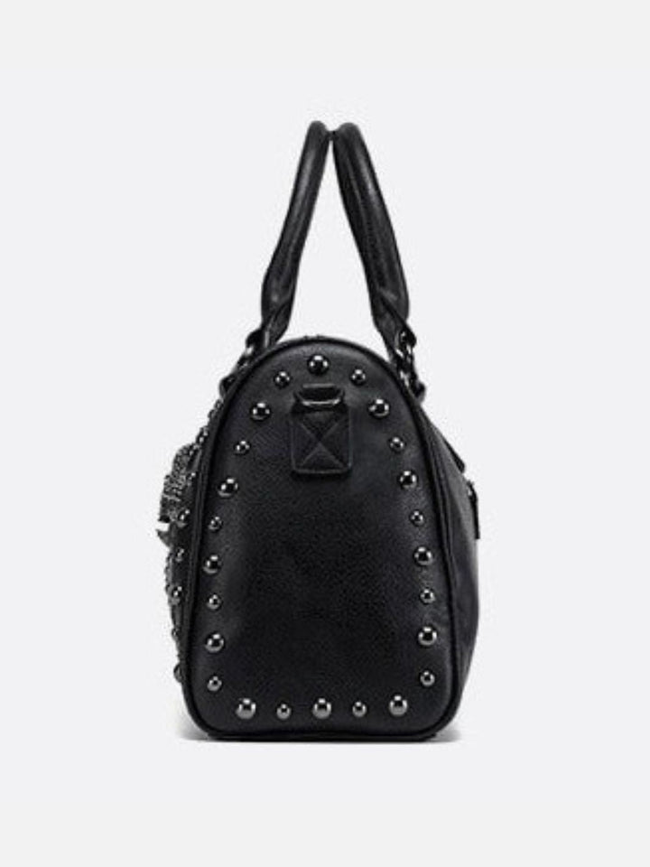 Sac bowling noir clouté