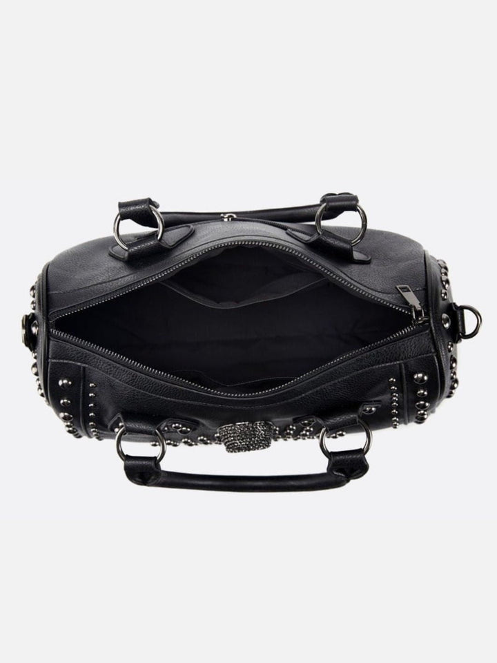 Sac bowling noir clouté