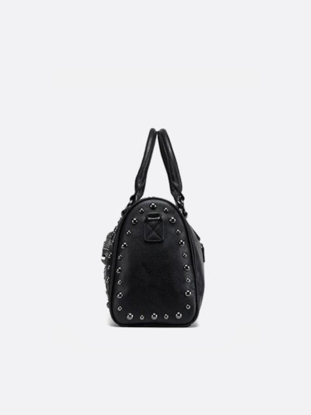 Sac bowling noir clouté<br>Valmor