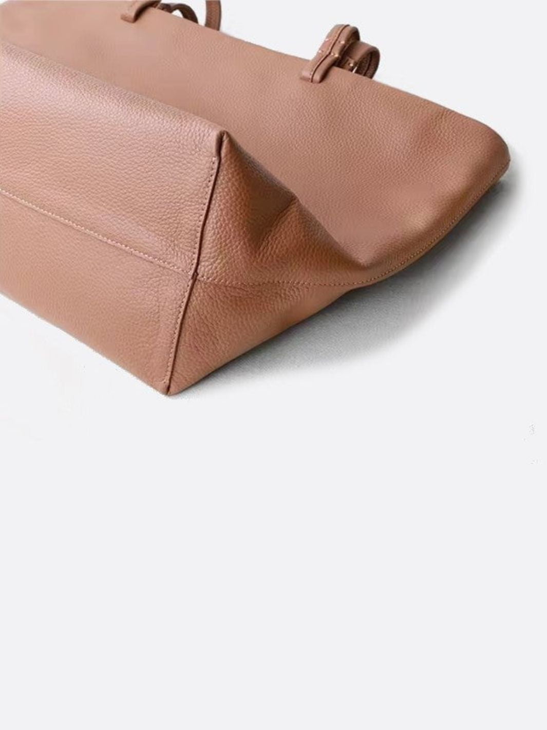 Sac cabas cuir avec fermeture éclair