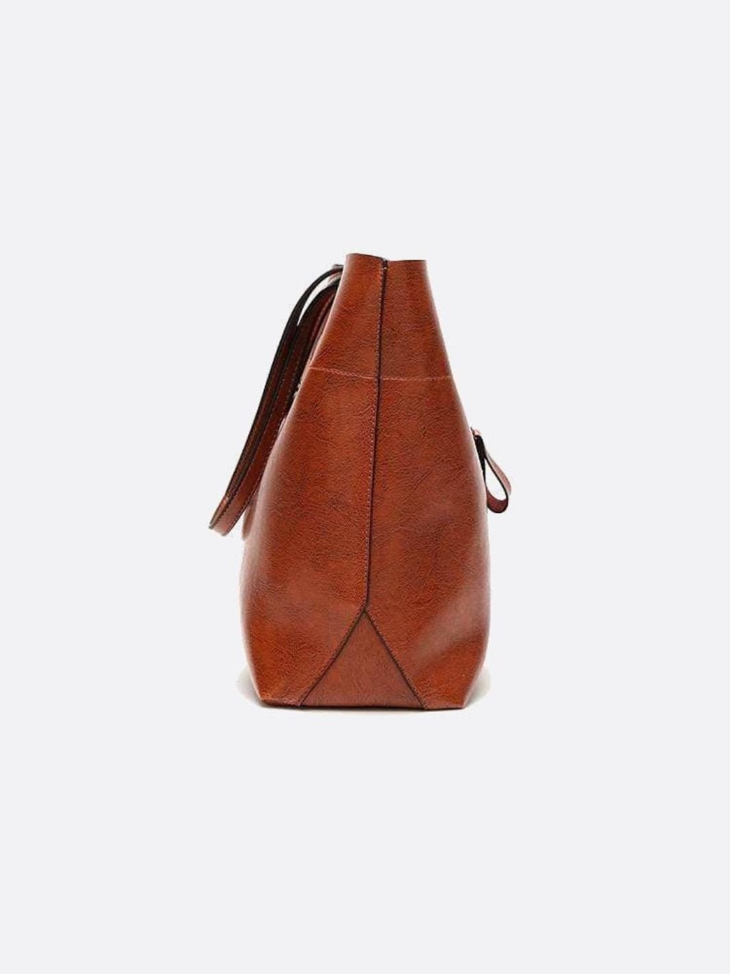 Sac cabas cuir camel