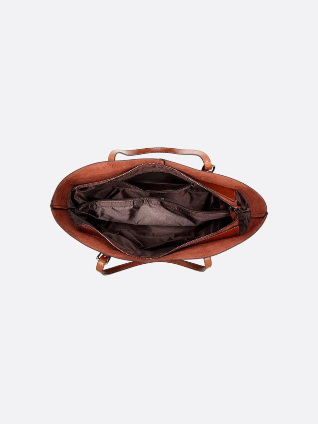 Sac cabas cuir camel<br>Novara