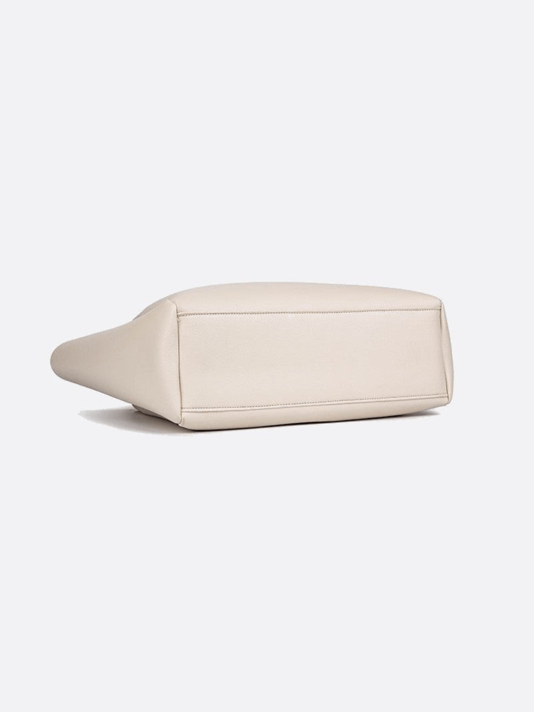 Sac cabas en cuir blanc