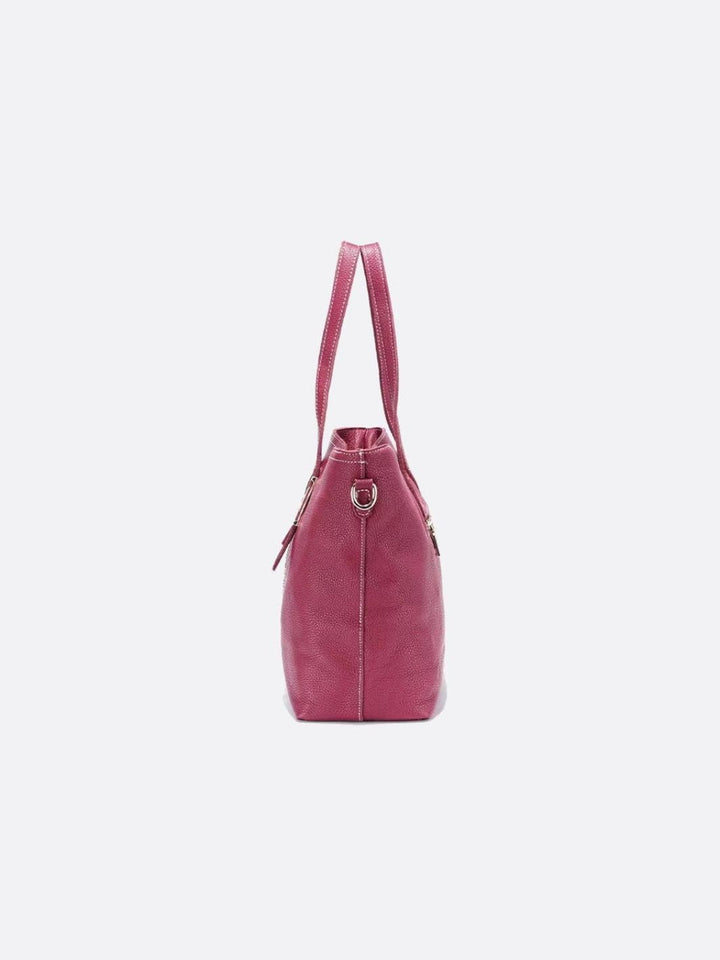 Sac cabas en cuir grainé